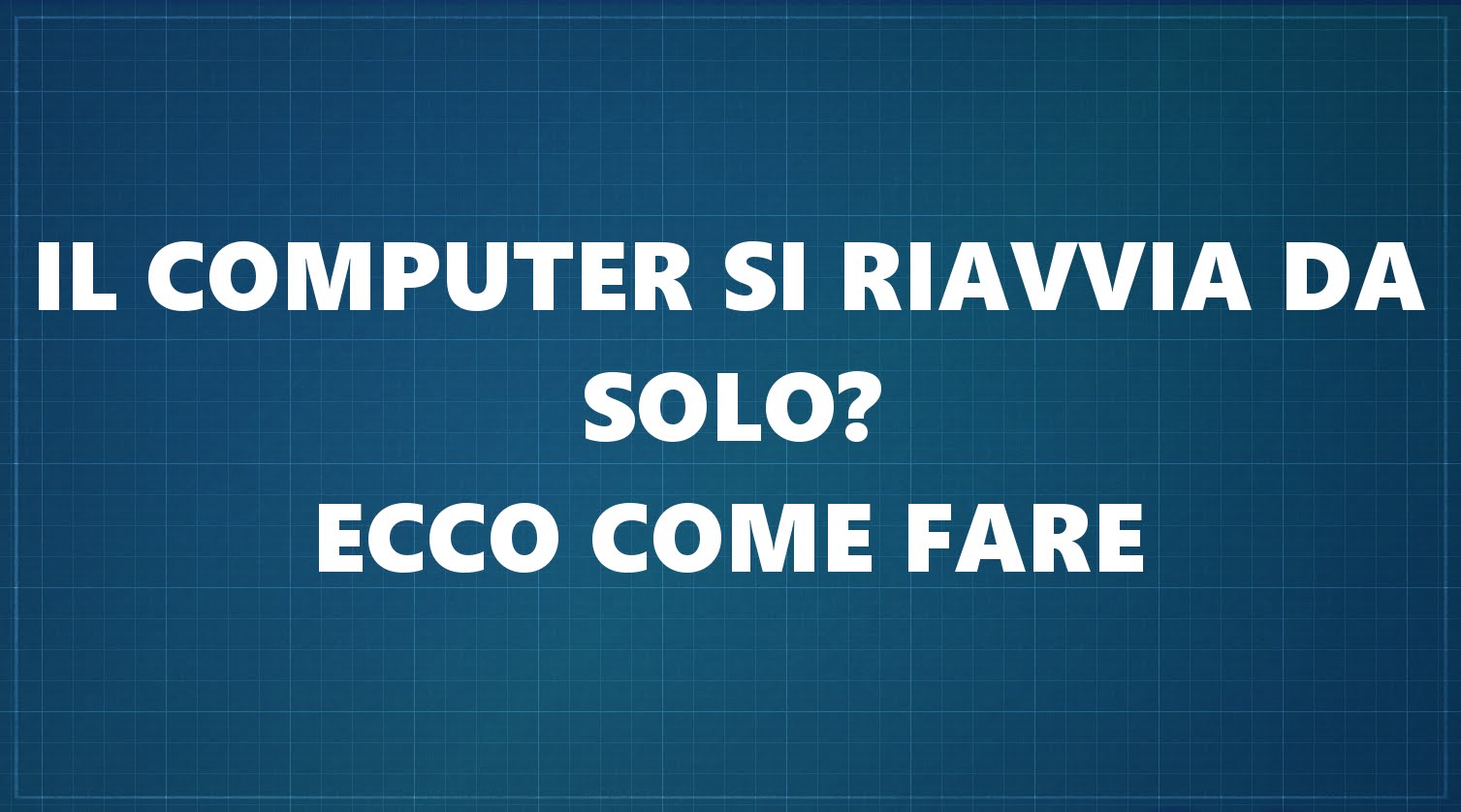 Il pc si riavvia durante la scansione o l’aggiornamento antivirus.